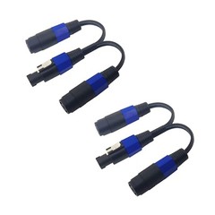 Speakon Splitter Cable 1 Female 2 Male Speaker Break Out Cable， Speak-On Cable 2