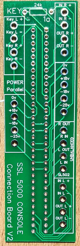 Solid State Logic SSL 5000 connection board to rack SL510 SL520 SL502 SL522 etc