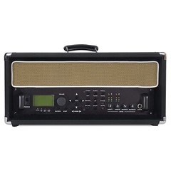 Sound Town Vintage 4U Amp Rack Case 12.5″ Depth Dust Cover Black(STVRC-4BK)