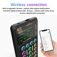 Portable Voice Changer Multifunctional Cool Lights For Gaming Easy To Use