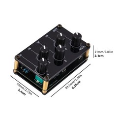 8.35*5.4*2.1cm 4 Channel 3.5mm Stereo Audio Mixer Fit For live performances