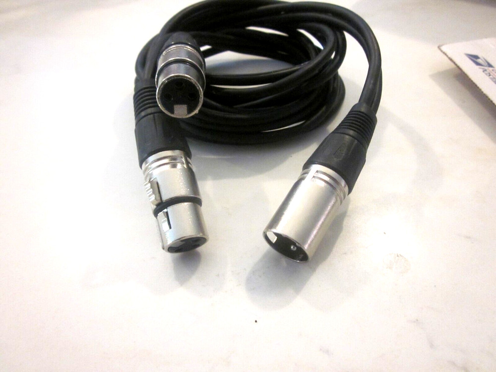 6FT Splitter Y-Cable 3-Pin XLR Female to Dual XLR Male