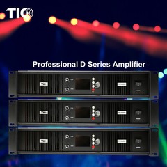TIC-D2500 Professional D Series 4Ω / 8Ω / 70V 300W X 2 Power Amplifier