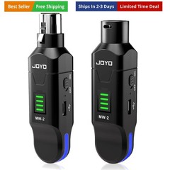 2.4GHz Wireless Microphone System 4-Channel XLR Transmitter & Receiver Dynami…