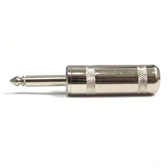 10pc 1/4″ (6.35mm) Mono TS Phone Plug Guitar Cable Male Connector Large Cap