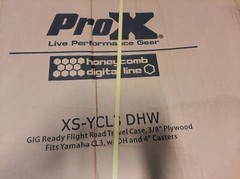 ProX GIG Ready Flight Road Travel Case With Wheels For Yamaha CL3 XS-YCL3DHW