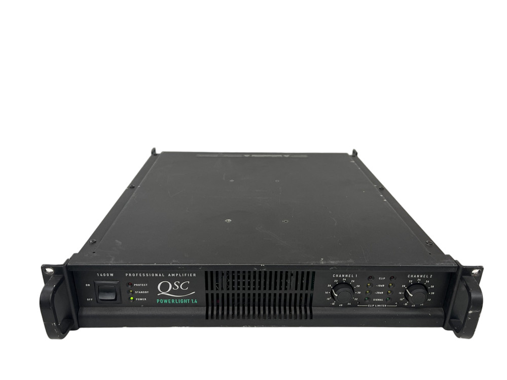 QSC PowerLight 1.4 Professional Power Amplifier 1400W Rack Mount