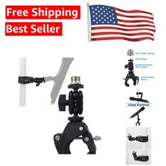 Portable Microphone Mount with Quick-Release, Maximum Stability, 3 lbs Support