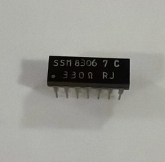 SSM 8306, Solid State Music, 330 Ohm, Amplifier, Synthesizer 14 Pin DIP, Vintage