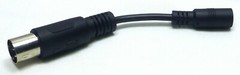 ALESIS 2.5MM TO 4 PIN DIN 9V AC POWER SUPPLY ADAPTER CONVERTER QUADRAVERB P4 S4