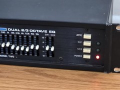 MXR 171 Dual 2/3 Octave Graphic Equalizer 2 Channel EQ 15 Band Rack Mount Audio