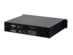 Commercial Audio 240W 5ch 70V/100V Mixer Amp with Microphone Priority 18805 Blac