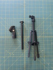 Universal 10” Table Top Desktop Foldable Microphone Tripod Stand