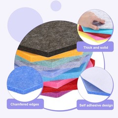 Acoustic Panels with 10 Push Pins (Dark Blue,Sky Blue,Blue,Light Blue,Deep Blue)