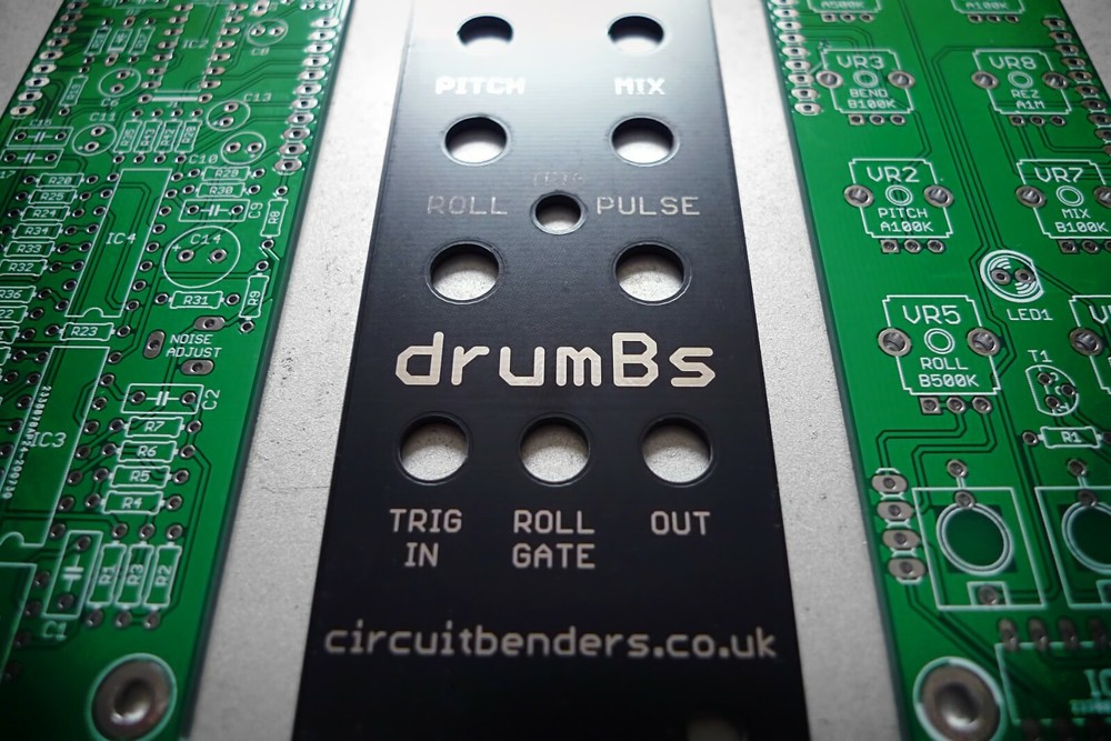 circuitbenders drumBs PCB set – eurorack analogue percussion module synth DIY