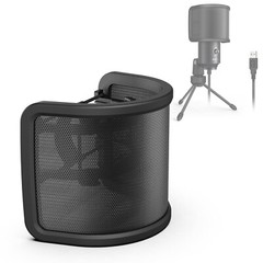 FIFINE Pop Filter, Mic Pop Screen with Metal Mesh, Compact Microphone Pop Shi…