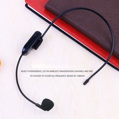FM Wireless Microphone Headset Megaphone Radio Mic For Loudspeaker For Teaching