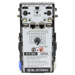 Blastking CT-30 Cable Tester XLR, Speakon, DMX, 1/4″, Powercon, DIN, USB, RJ45