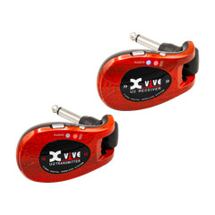 Xvive Audio U2 Digital Wireless System 2.4 GHz for Electric Guitars-RedWood