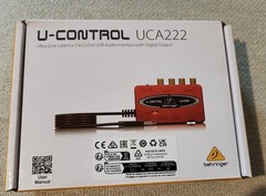 Behringer U-CONTROL UCA222 Ultra-Low Latency 2 In/2 Out USB Audio Interface