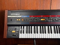 Roland Juno-6 polyphonic analog synthesizer w/ case ju6 Juno 60 106