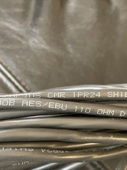 Belden Flexible Audio Brilliance AES/EBU Digital Audio Cable 320in Long