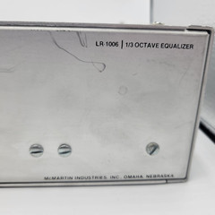 McMartin Industries Vintage LR-1006 1/3 Octave Equalizer 1980s