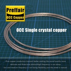 Audio 5M Bulk Cable 6N OCC Copper Power Wire Loudspeaker Cord for HiFi Amplifier