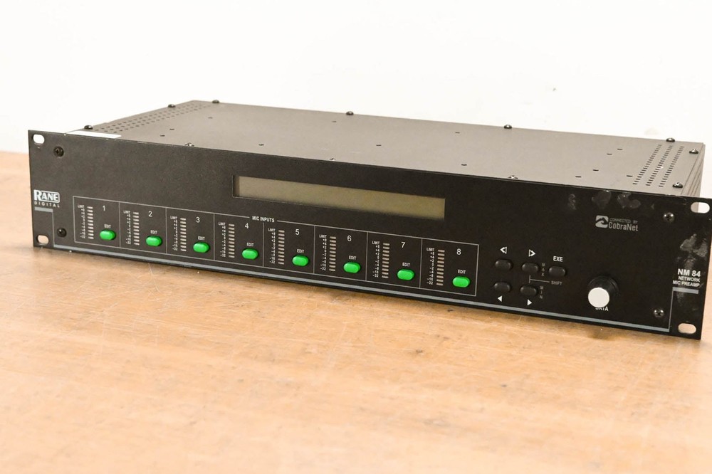 Rane NM 84 8-Channel CobraNet Network Mic Preamp (NO POWER SUPPLY) CG01SVP