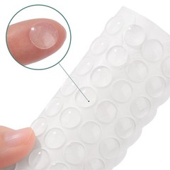200pcs Cabinet Door Bumpers Clear Self Adhesive，0.4inch Diameter Rubber D