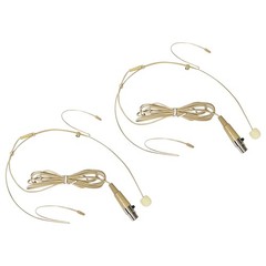 2x For Shure Wireless System Headset Mic Headworn Microphone Mini XLR 4 Pin TA4F