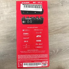 M-Audio AIR 192|6 USB Audio Interface MIDI 2-In 2-Out 24-bit 192kHz Black