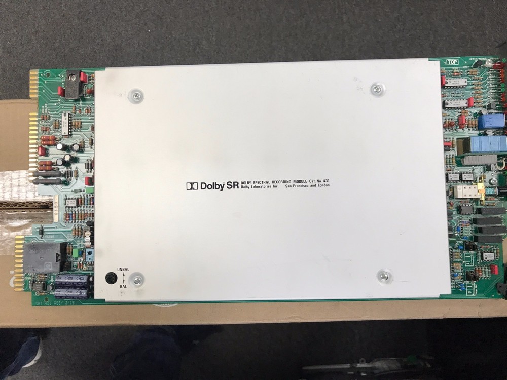 Dolby Spectral Recording Module Cat No 431 Noise Reduction Module