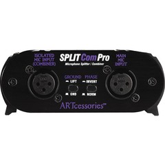 ART SplitCom Pro 2 Way Mic Splitter Combiner
