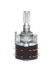 20pc Rotary Switch 2 Wafer 6 Pole 4 Position SRRN243 L= 20mm RoHS FD Taiwan