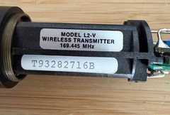 Shure L2 SM58 Dynamic Wireless Microphone (L2-AG) + OEM Holder *USED* POWERS ON!