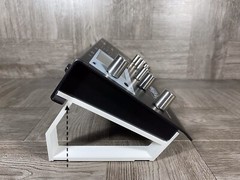 35º Stands for Waldorf Blofeld or Pulse 2 Desktop Synths – WHITE – US Seller