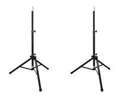 2x Ultimate Support TS-80B Aluminum Tripod Speaker Stand PROAUDIOSTAR (Pair)