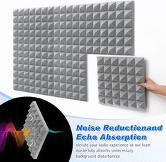 Soundproof Foam Acoustic Foam Panel Noise Cancelling for Home Office Studio Wall