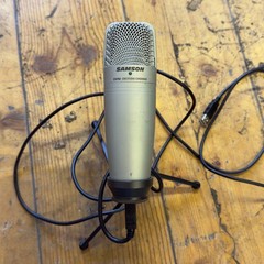 Samson C01U USB Studio Condenser Microphone – Silver( Only Microphone)