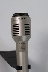 Sony ECM-210M Electret Condenser Microphone Vintage Japan w/ Box Stand d4