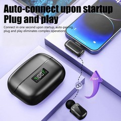 Dual Wireless Lavalier Mic for Type-C Phone 2.4G Noise Cancelling Podcast Vlog