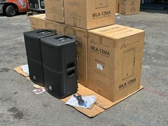 (6) Wharfedale WLA-12MA, 12-Inches Active Monitor Loudspeaker 1500W #6194 (THS)