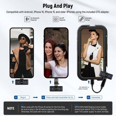 NEEWER KM18D Wireless Mic for iPhone/Android/PC