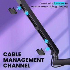 CAHAYA Mic Stand Boom Arm – Low 3 inches x 10 x 16.5 inches, Black