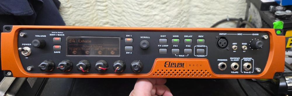 AVID Eleven Rack System Guitar Effects USB Audio Interface/Preamp w/ Power Cord