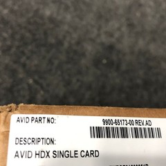 AVID Pro Tools Pro Audio HDX PCIe Core Card, 18 DSP Cores Supports 64 Channels