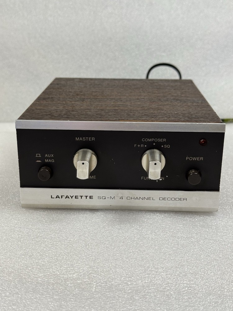 Vintage LAFAYETTE SQ-M 4 Channel Decoder Made in Japan ~ Tested