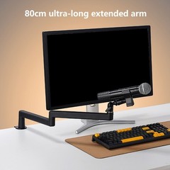 Cantilever Boom Microphone Stand Clamp Compatible for Various Microphone Models
