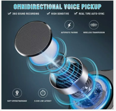 Lavalier Microphone Wireless Audio Video Recording Mini Mic For iphone lighting